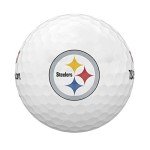 Wilson Duo Soft+ NFL Golf Balls - Pittsburgh Design