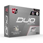 Wilson Duo Soft+ NFL Golf Balls - Pittsburgh Design