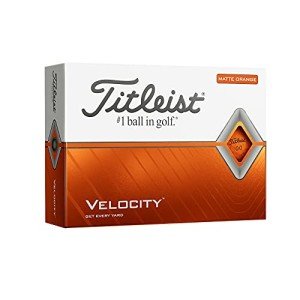 Titleist Velocity Matte Orange Golf Balls