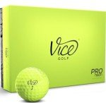 Vice Pro Neon Lime Golf Balls - 12 Pack