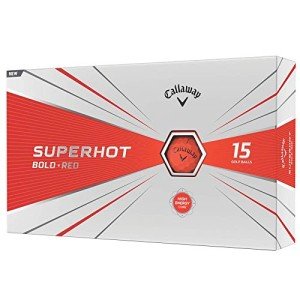 Callaway SuperHot Bold Matte Red Golf Balls