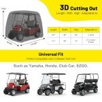 Waterproof 600D Golf Cart Cover for 2 Seats