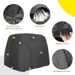 Waterproof 600D Golf Cart Cover for 2 Seats