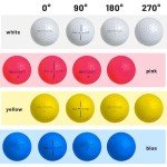 Dozen Golf Balls with Tees for Maximum Distance