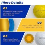 Dozen Golf Balls with Tees for Maximum Distance