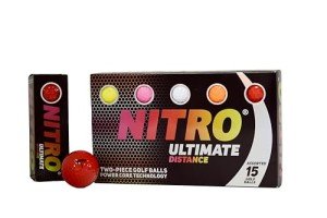 Nitro Ultimate Distance Golf Balls - 15 Pack