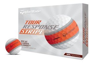 TaylorMade Tour Response Stripe Orange Golf Balls