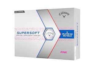 Callaway Supersoft Pink Splatter Golf Balls