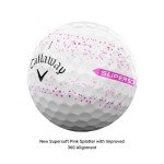 Callaway Supersoft Pink Splatter Golf Balls