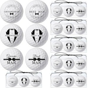 Groomsmen Golf Balls Gift Set - 18 Balls