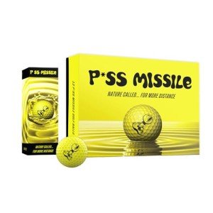 Piss Missile Golf Balls - Distance & Accuracy Pack