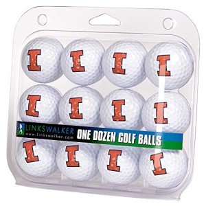 Illinois Fighting Illini Golf Balls Gift Pack - 12 Count