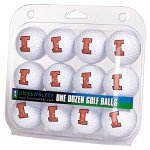 Illinois Fighting Illini Golf Balls Gift Pack - 12 Count