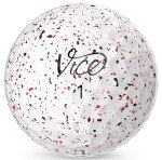 Vice Pro Air Golf Balls - Red/Black Drip