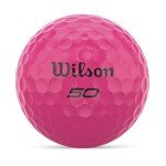 Wilson Fifty Elite Pink Golf Balls - 12 Pack
