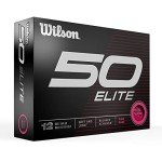 Wilson Fifty Elite Pink Golf Balls - 12 Pack