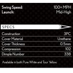 Srixon Z-Star XV White Golf Balls - 8 Pack