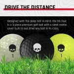 Deadspin DS Tour Matte Black Golf Balls - 12 Count