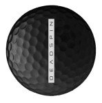 Deadspin DS Tour Matte Black Golf Balls - 12 Count