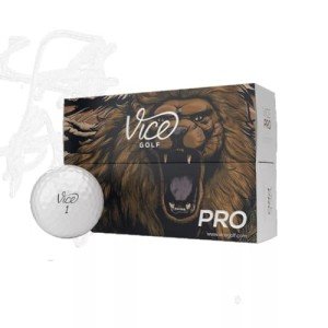 Vice Pro White Golf Balls - 3 Pack Sleeve