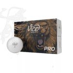 Vice Pro White Golf Balls - 3 Pack Sleeve