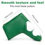Magnetic Golf Putter Blade Cover - Green