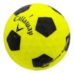 36 Recycled Chrome Soft Truvis Yellow Golf Balls