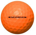 Mizuno NEXDRIVE Orange Golf Balls - 12 Pack