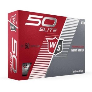 Wilson Staff Fifty Elite Golf Balls - White