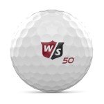 Wilson Staff Fifty Elite Golf Balls - White