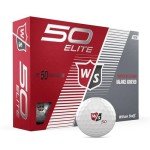 Wilson Staff Fifty Elite Golf Balls - White