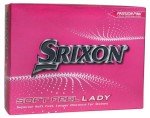 Personalized Srixon Soft Feel Lady Golf Balls - Pink
