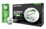TaylorMade SPEEDSOFT Green Golf Balls - 12 Pack