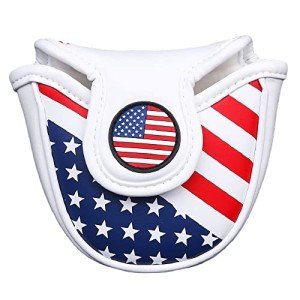 US Flag Magnetic Putter Cover for Mallet Putters