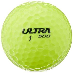 Wilson Ultra 500 Yellow Golf Balls - 15 Pack