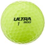 Wilson Ultra 500 Yellow Golf Balls - 15 Pack