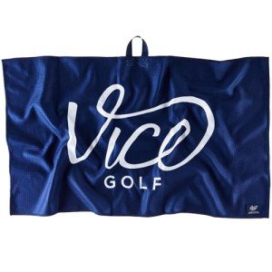 VICE Golf Shine Microfiber Towel - Navy