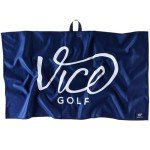 VICE Golf Shine Microfiber Towel - Navy