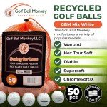 Mixed Used Golf Balls Bundle - 50 Super Softs & More