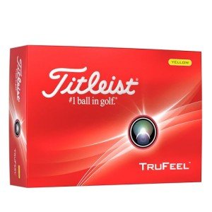 Titleist TruFeel Yellow Golf Balls - 12 Pack