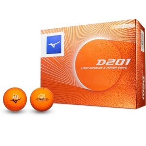 Mizuno D201 Orange Golf Balls - 1 Dozen