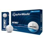 TaylorMade Distance+ 2025 Golf Balls - White