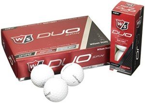 Wilson Staff Duo Spin Golf Balls - 12 Pack