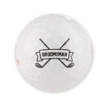 Personalized Groomsman Golf Balls - One Dozen