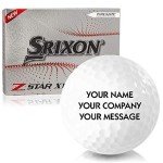Srixon Z-Star XV Personalized Golf Balls