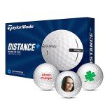 TaylorMade Distance+ Personalized Golf Balls - 12 Pack