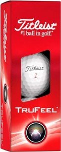 Titleist TruFeel White Golf Balls - 3 Pack