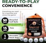 Bridgestone Golf Balls Mix with Tees & Bag