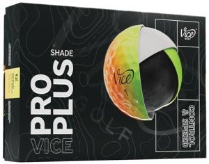 Vice Pro Plus Golf Balls - Yellow/Orange (2025)