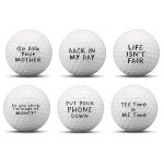 TaylorMade Dad-ISMS Golf Balls - 6 Pack